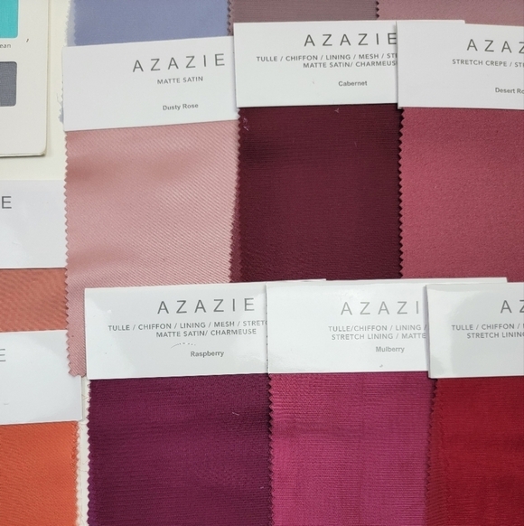 Azazie Dress Color Swatch Sample Bundle - Picture 4 of 11